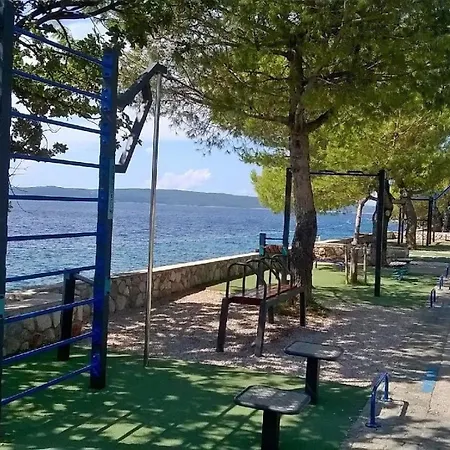 Modernes Mit Panoramablick Zum Meer Und Ortsmitte - B58602 Apartman